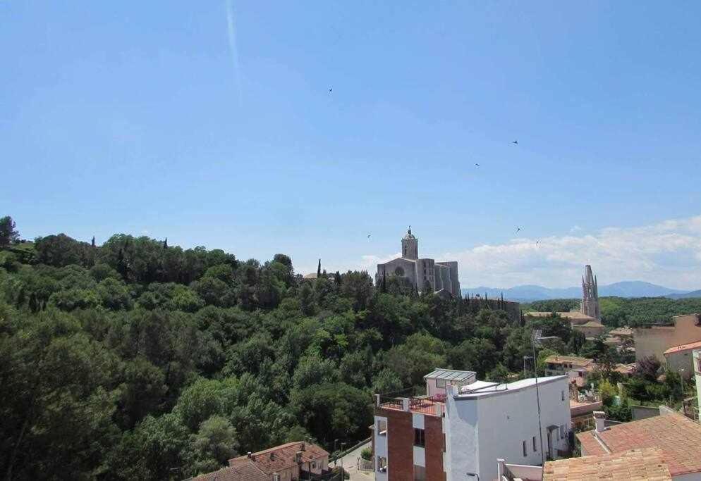 Apartamento Con Increibles Vistas Y Terraza Girona Eksteriør bilde