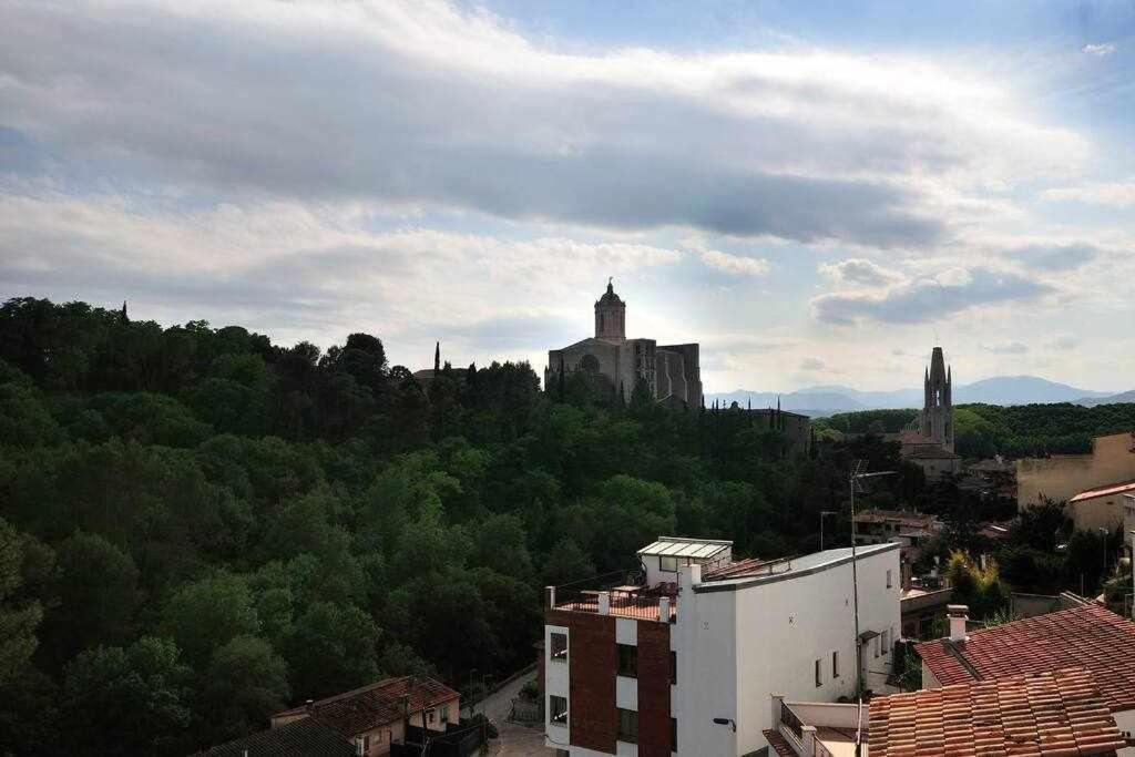 Apartamento Con Increibles Vistas Y Terraza Girona Eksteriør bilde